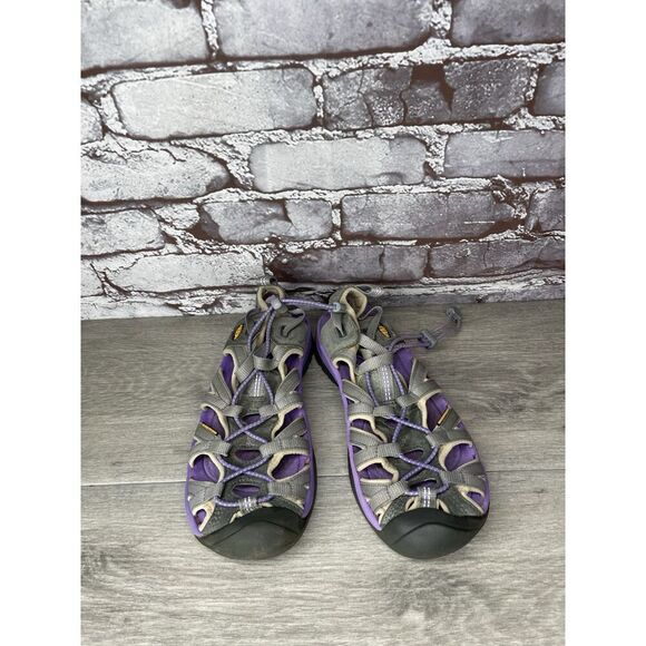 Keen Purple Gray Waterproof Fisherman Hiking Trail Sandals Women Sz 8M US/38.5EU - Picture 3 of 16